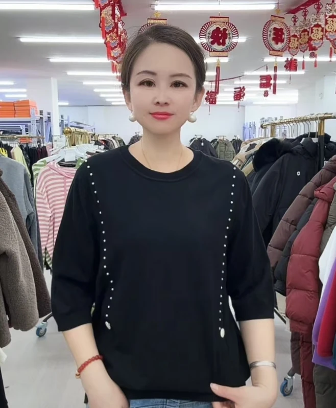 女士休闲百搭小衫1947-J