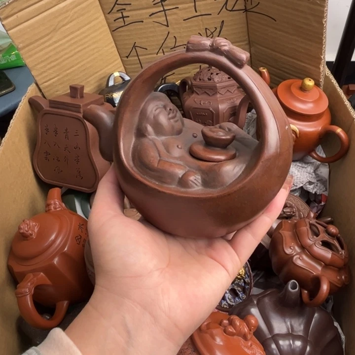 茶壶段泥紫砂壶的造型