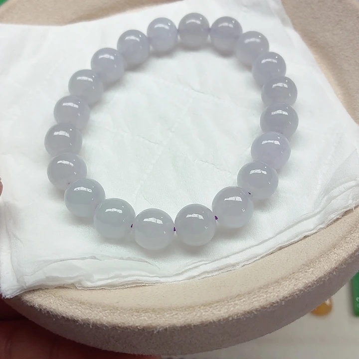 翡翠未镶嵌手链天然缅甸翡翠A货卡9.2