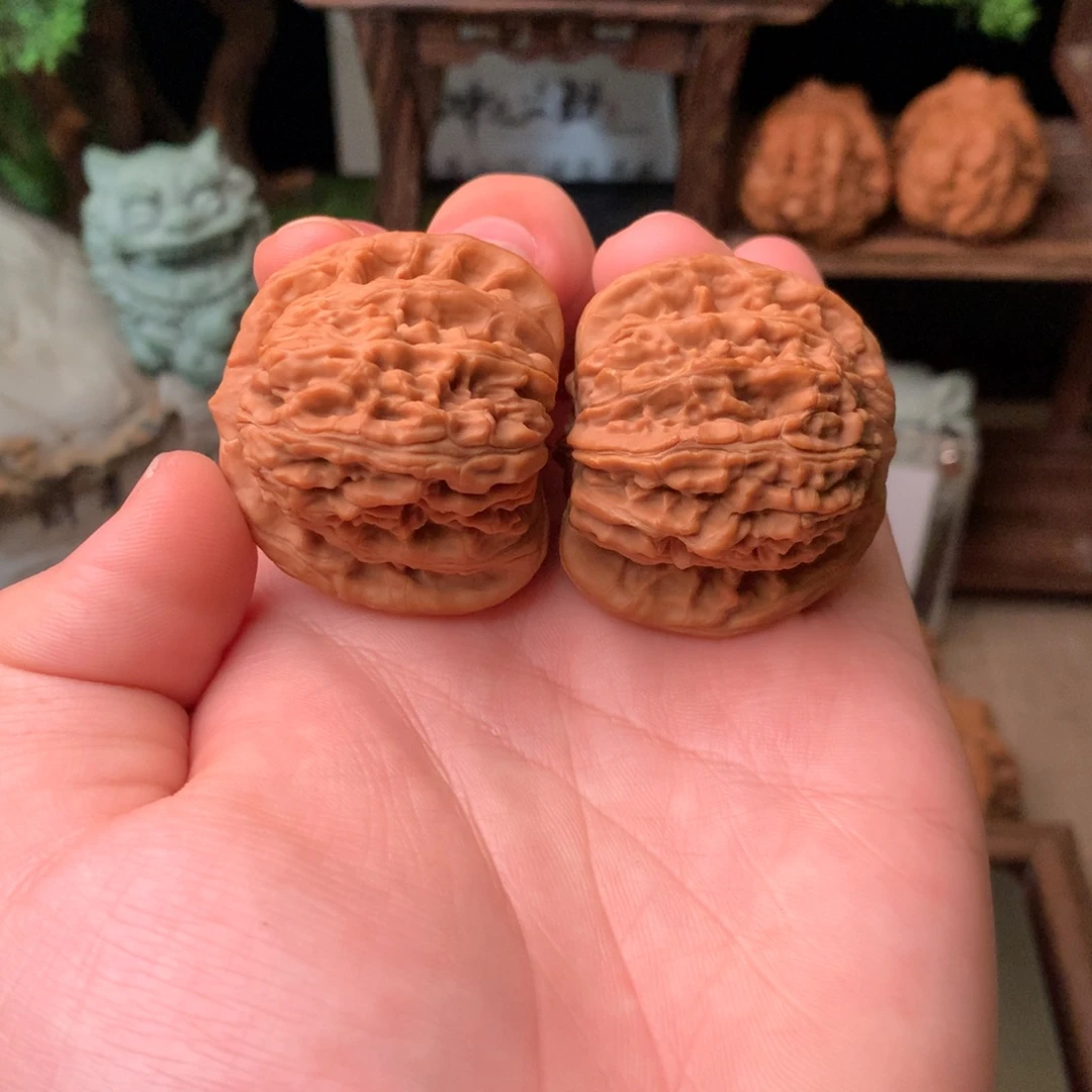 把件文玩核桃42尺寸四座楼