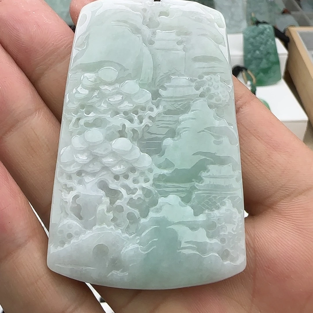 颈饰未镶嵌翡翠翡翠