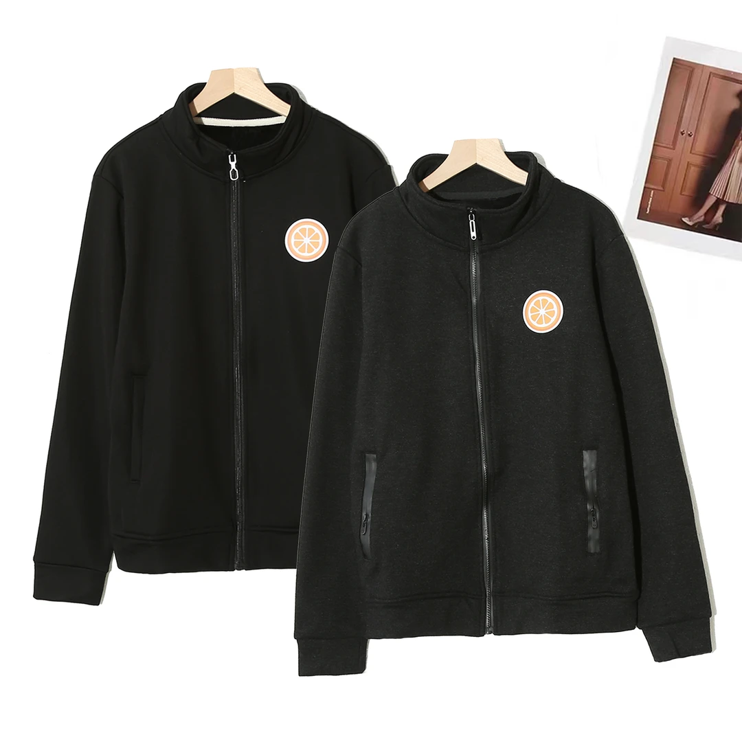 D男女同款春秋加绒保暖拉链潮流休闲运动外套P-2C995(不分面料)