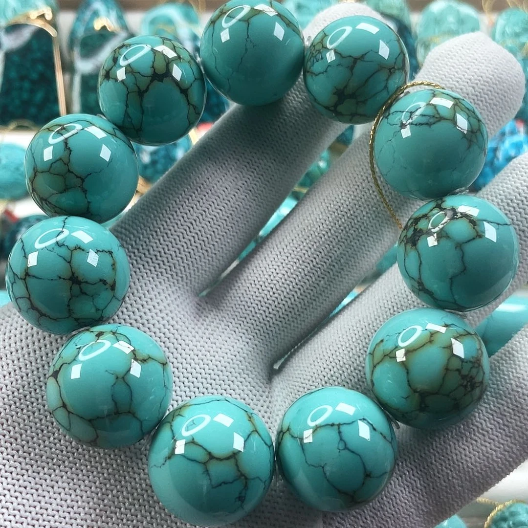 绿松石未镶嵌车挂