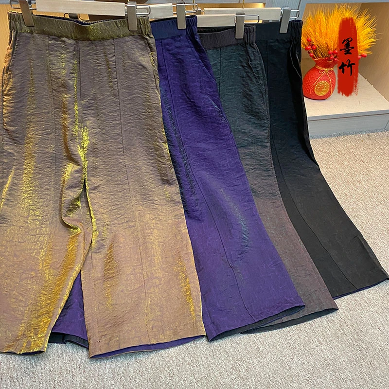 【71525】气质裤子轻奢女装休闲重工高级感设计师长裤