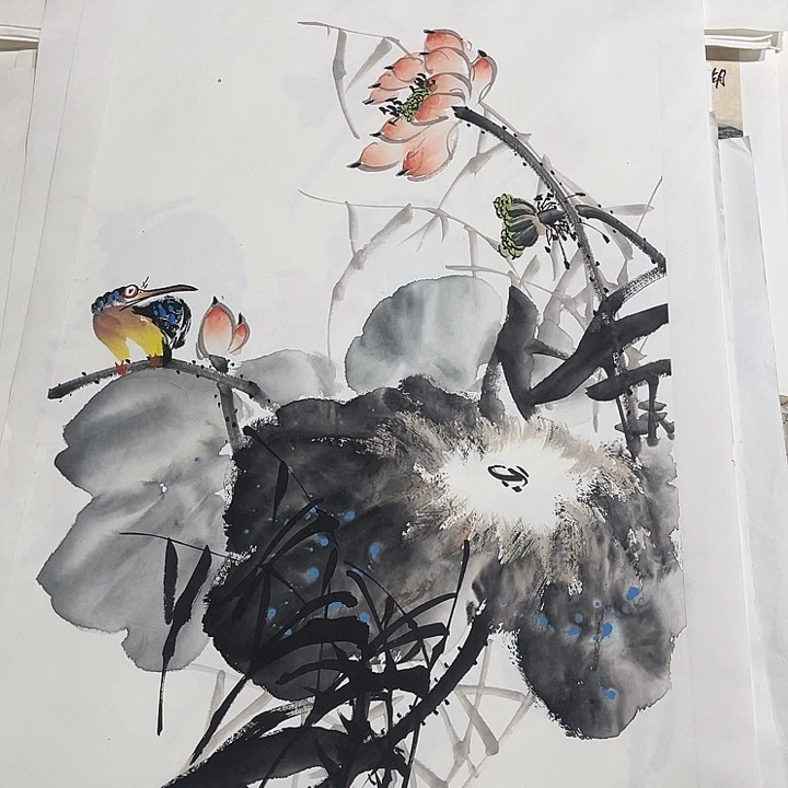姜奇老师花鸟作品69×46
