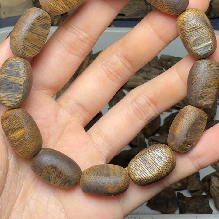 木海南白棋留疤珠单圈13克