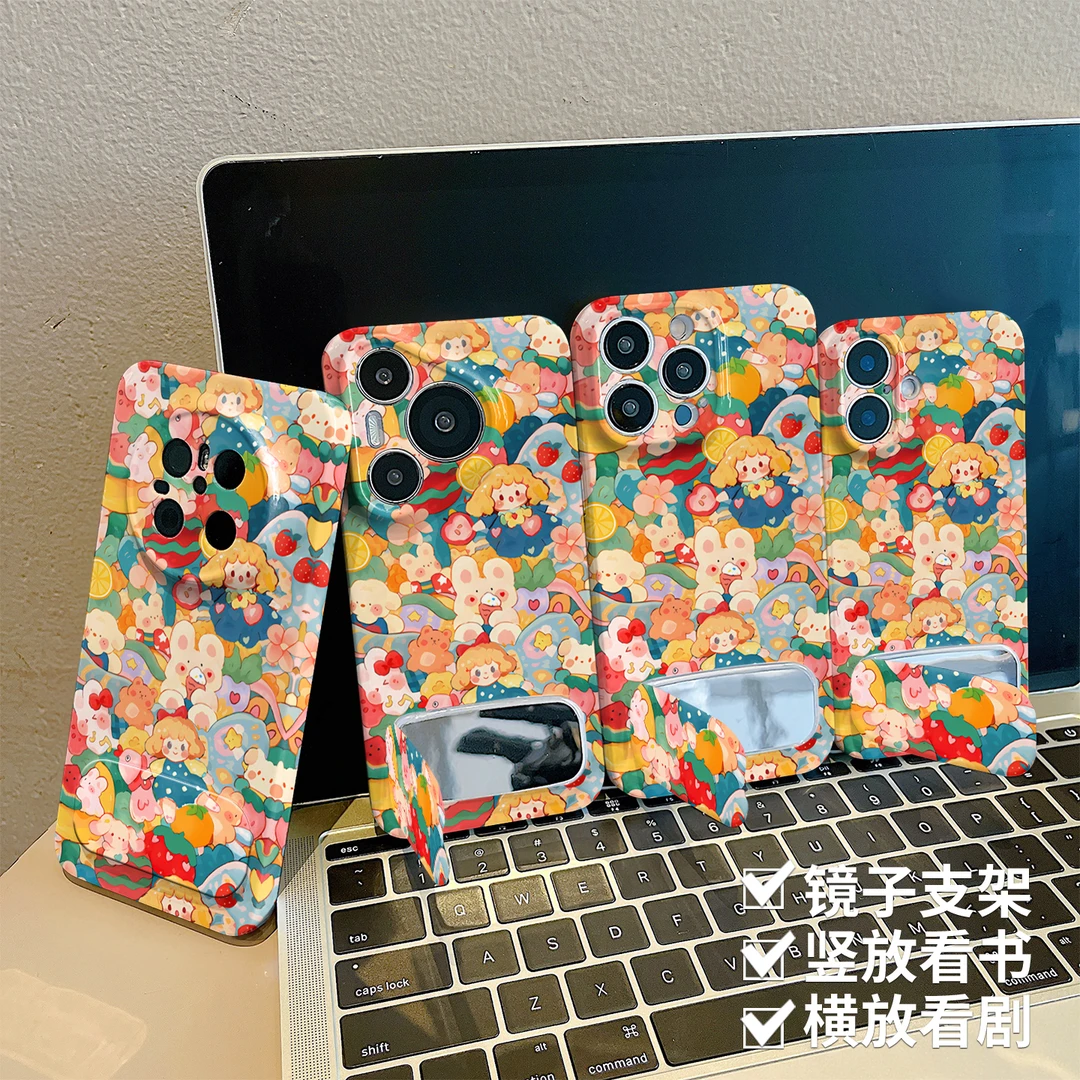 兔子合集适用苹果菲林手机壳华为vivo小米oppo荣耀全包防摔保护女