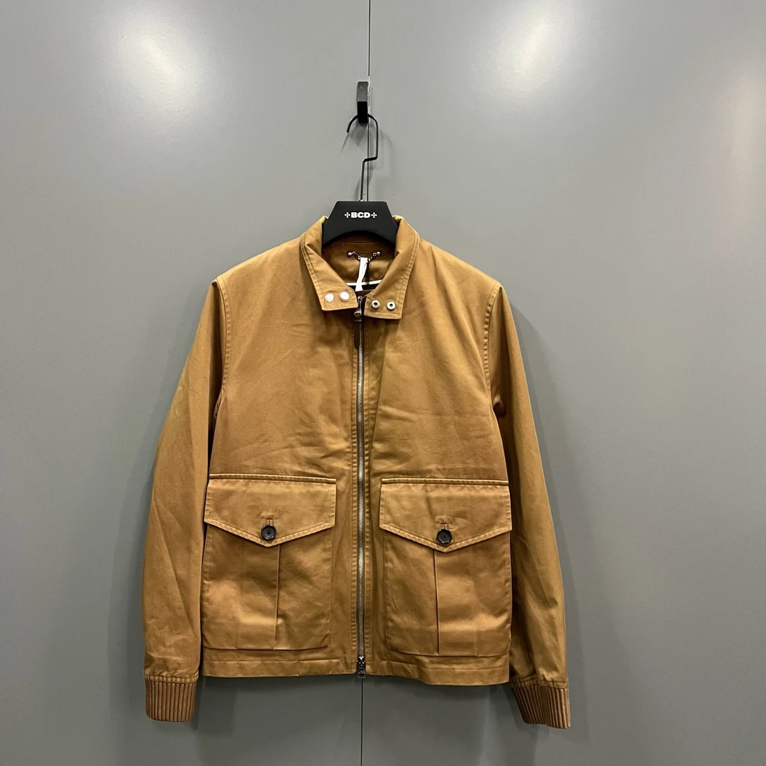 95新 LouisVuitton/路易威登 卡其假两件工装夹克48码/28000/污渍