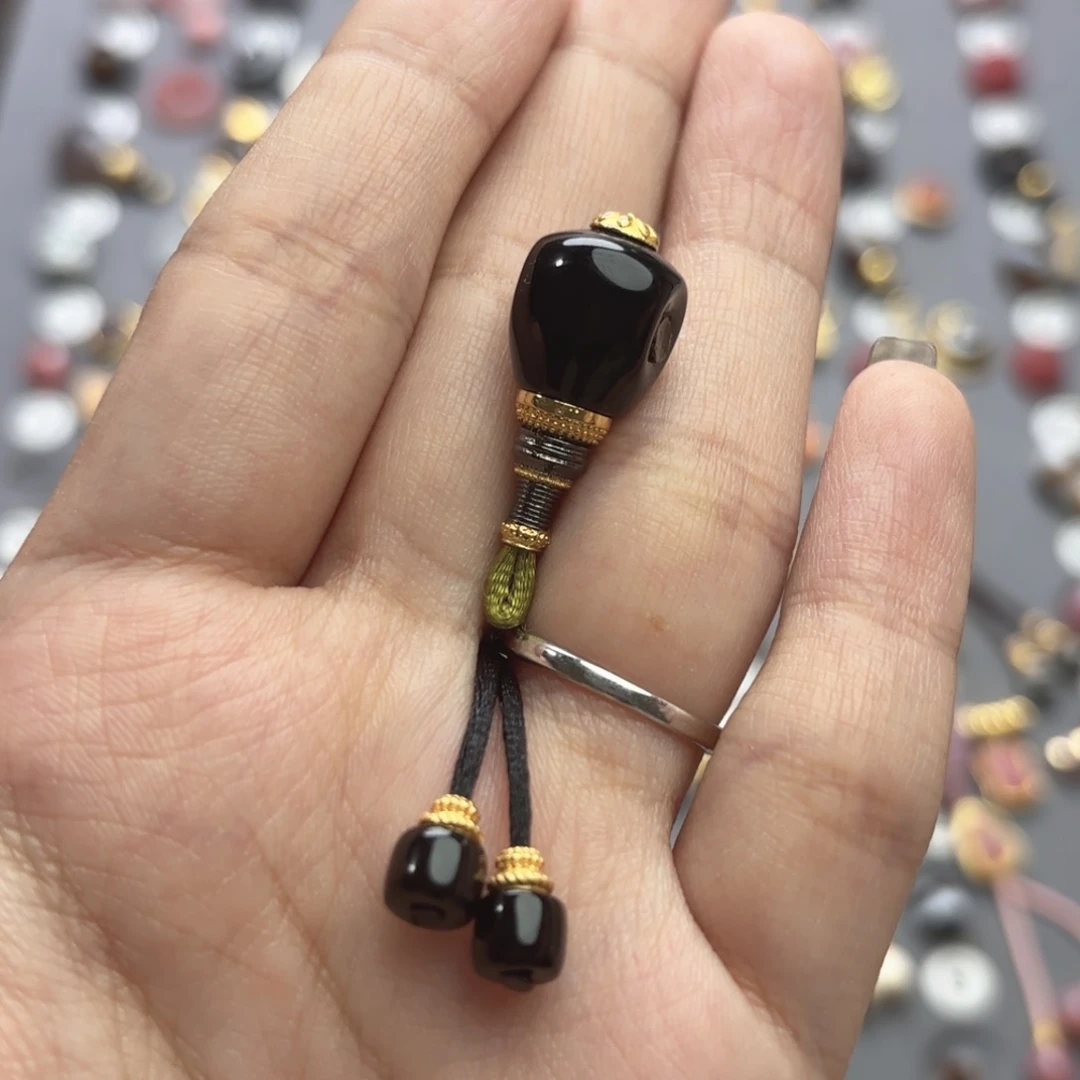 玛瑙/玉髓未镶嵌文玩配饰适配4-8mm的串