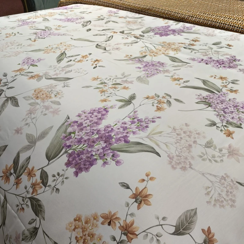 【花戒指】精选！纯棉数码印花床单—鑫蕊黄