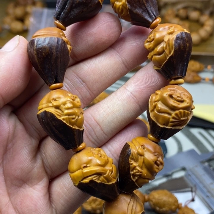 橄榄核手串/手链橄榄核雕工艺手串