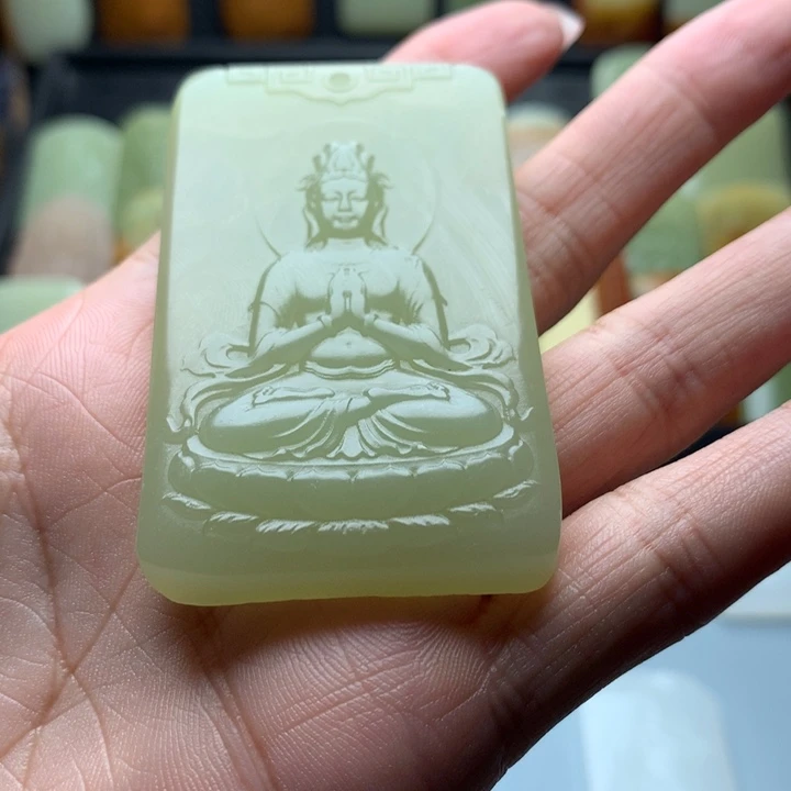昆仑山脉料子挂件
