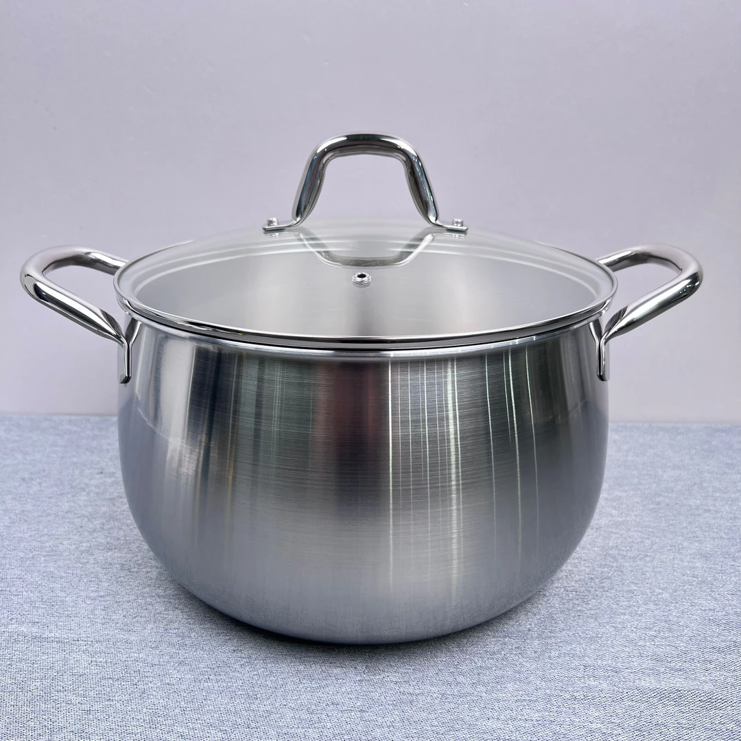 4-459 库存双耳汤锅28*18CM容量11L带盖重约3.40KG
