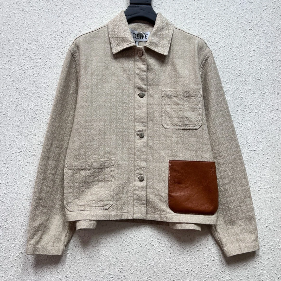 99新 LOEWE/罗意威 老花满印皮牌 40码 YH14952