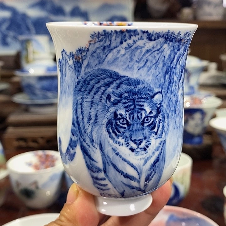 杯景德镇手工手绘陶瓷，高亮兴老师作品