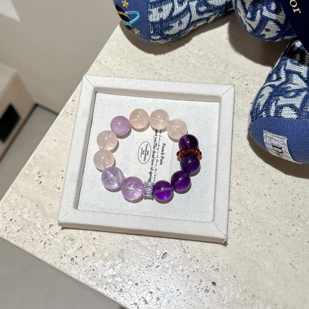 【石矶娘娘】天然水晶紫水晶（多样性发1）A28