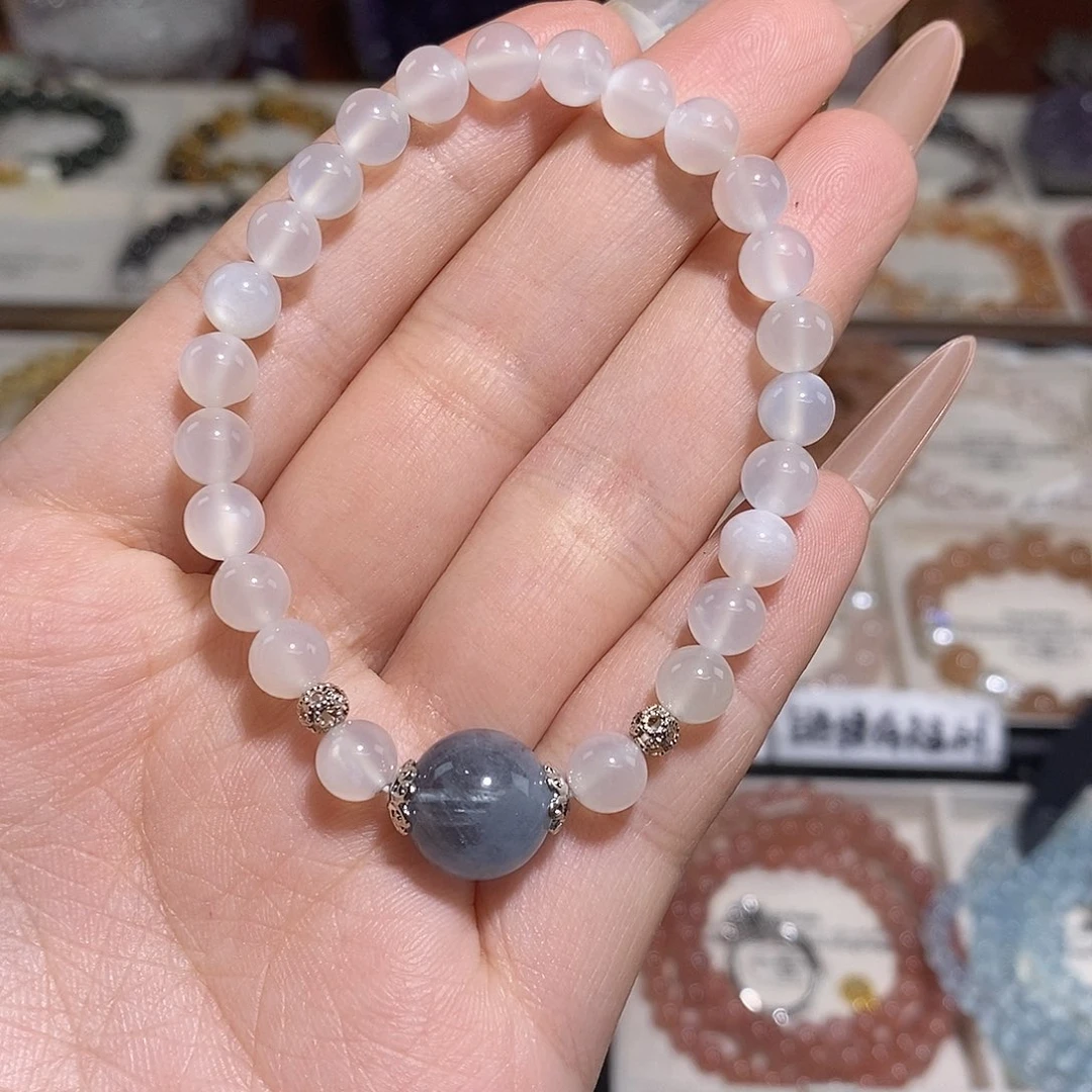 未镶嵌手串水晶白月光