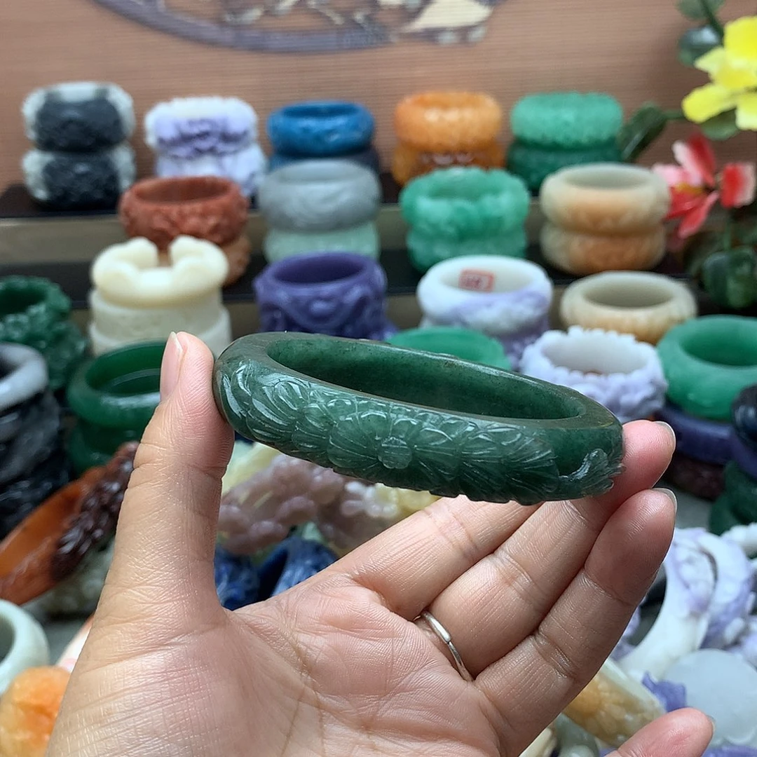 毛衣链未镶嵌石英质玉