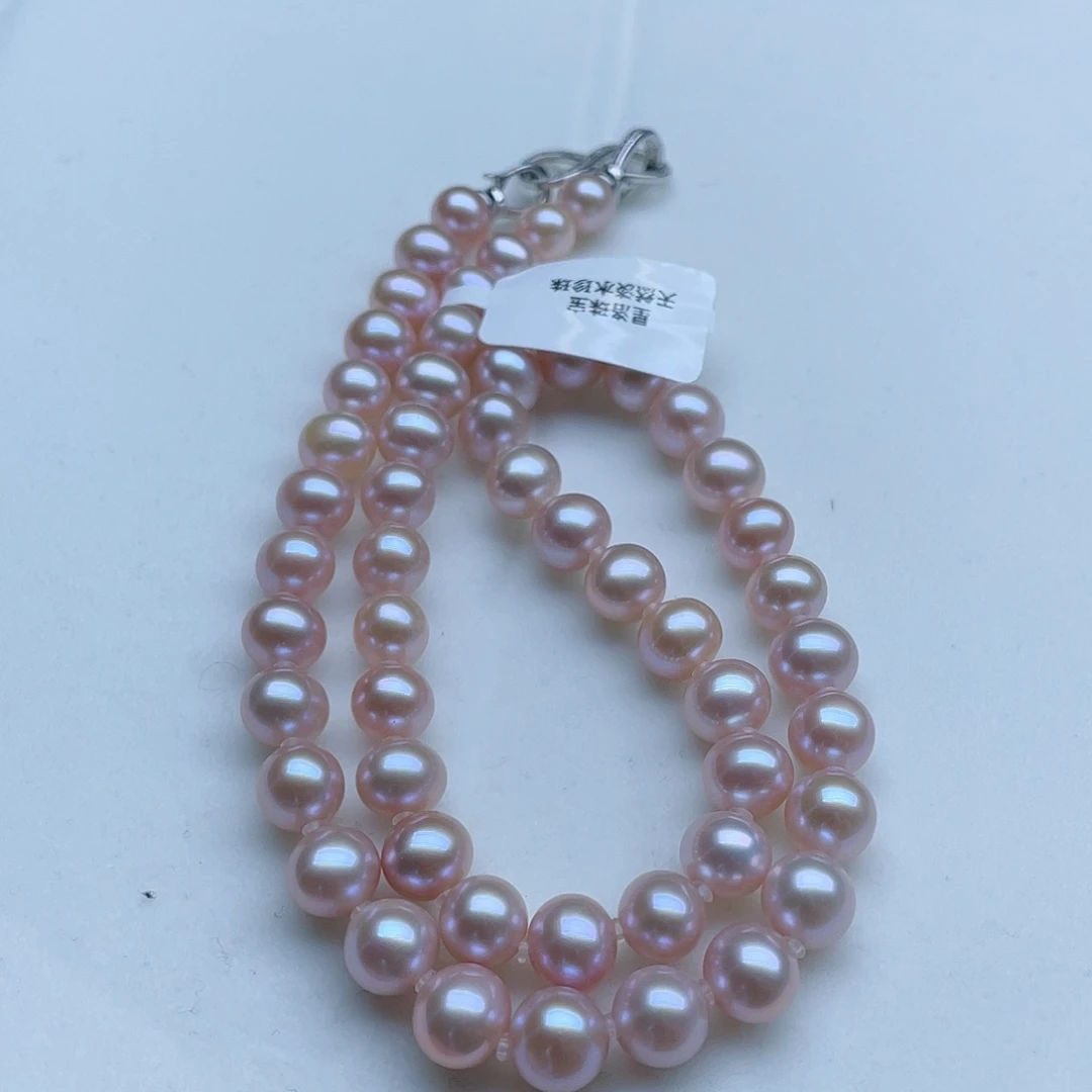淡水珍珠颈饰银S925镶嵌