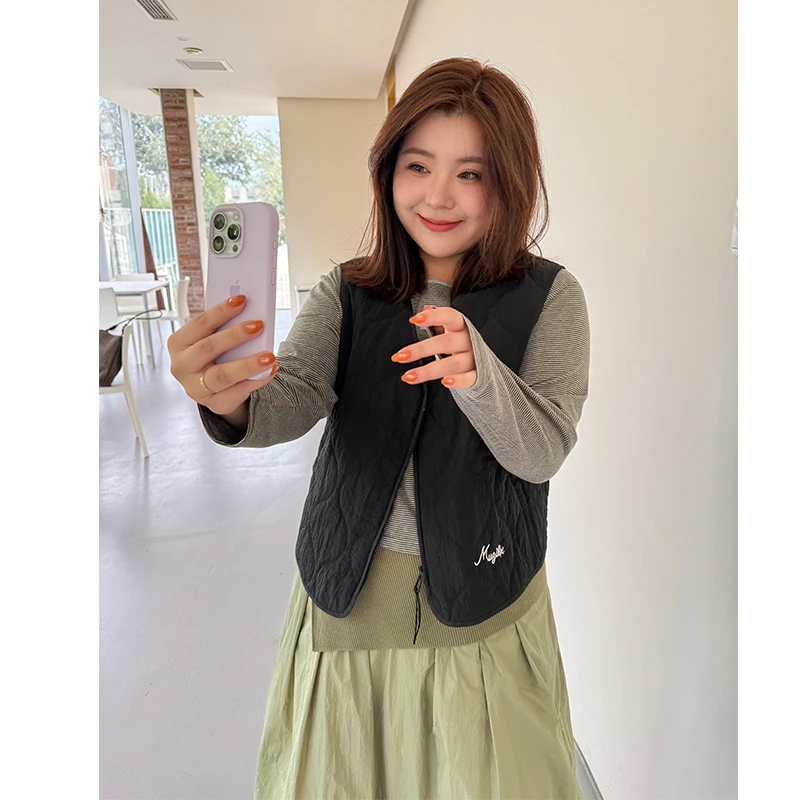 葫芦马甲/胖mm大码轻盈薄棉 轻松搭出时髦氛围感~