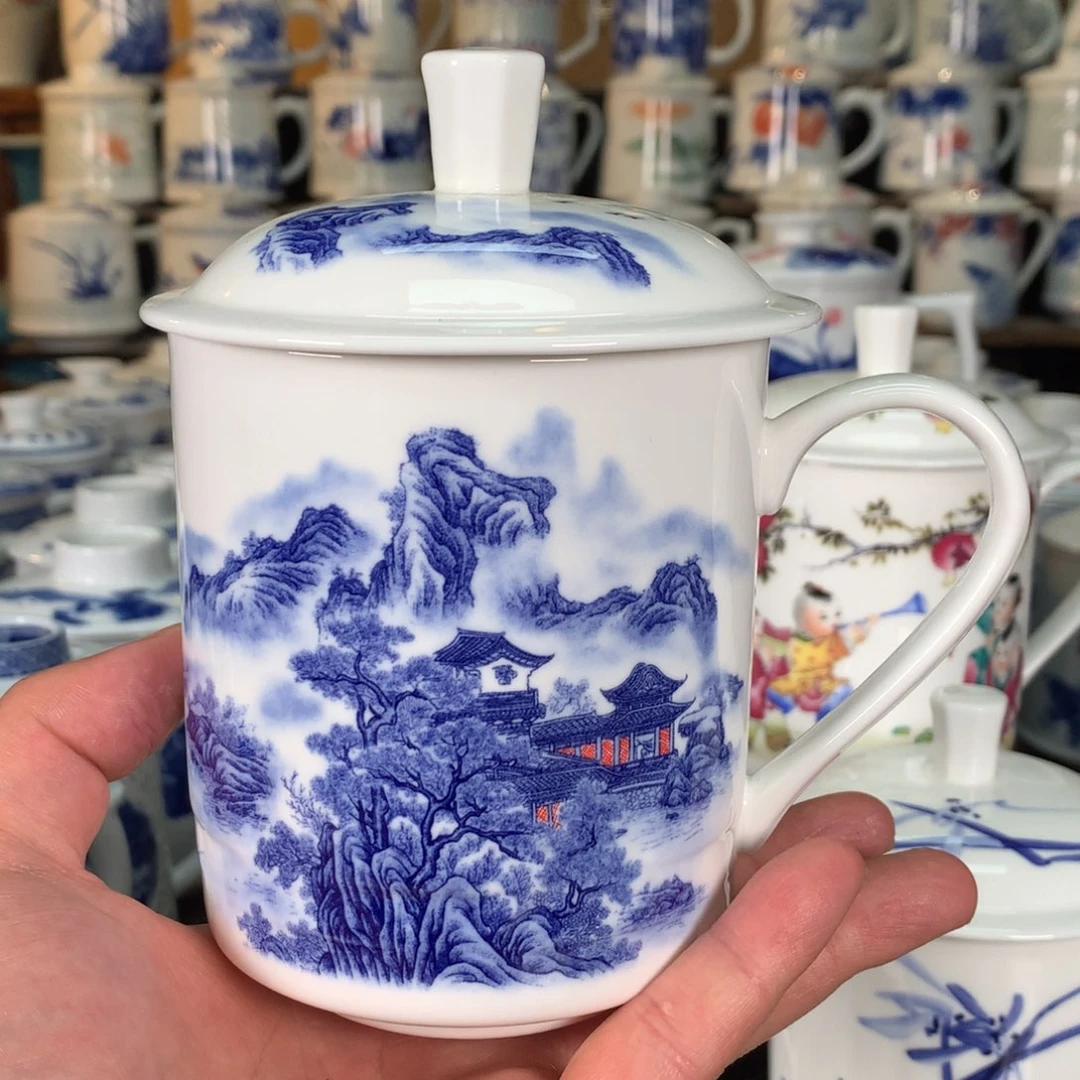 景德镇陶瓷高温办公杯