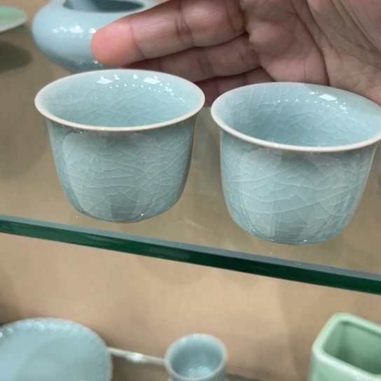 瓷片陶瓷茶具汝瓷茶具