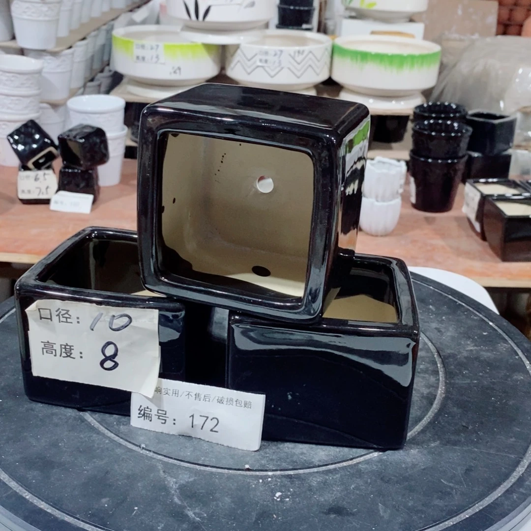 微瑕花盆-172-口10×8-3个