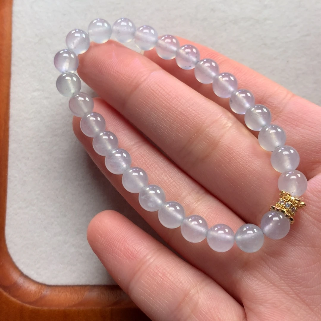 翡翠未镶嵌手链6mm