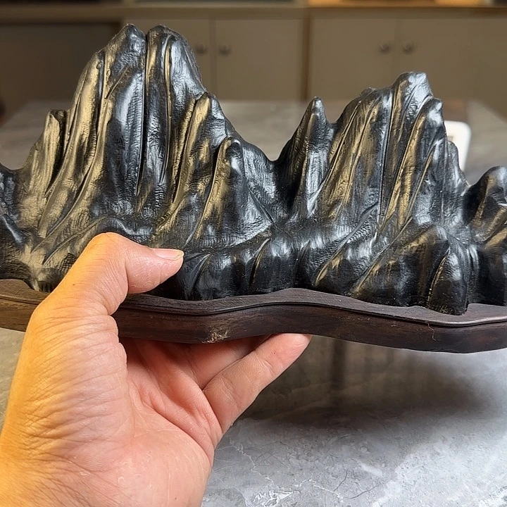 大***哥奇石茶宠鱼缸文房摆件