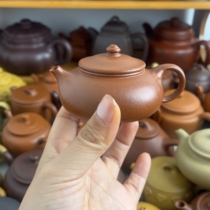 微***古茶壶紫砂宜兴紫砂半手微瑕