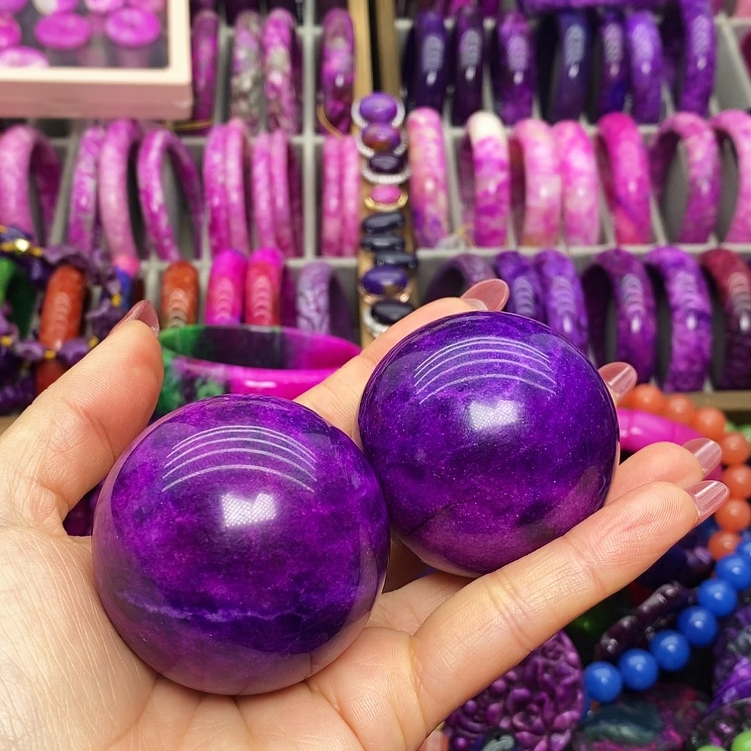 老***鱼珐琅非金属50球一对