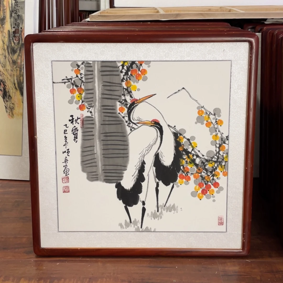 国画带框尺寸63*63厘米