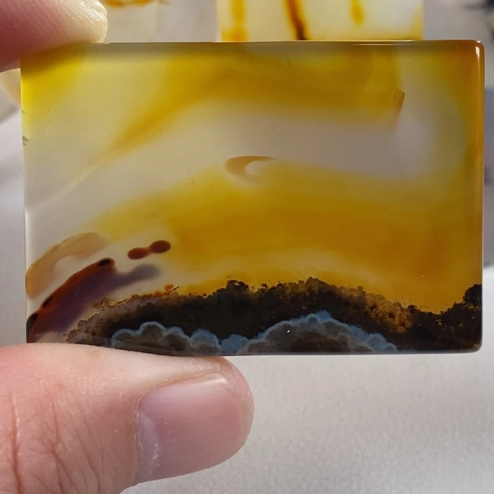 未镶嵌奇石玛瑙/玉髓清*