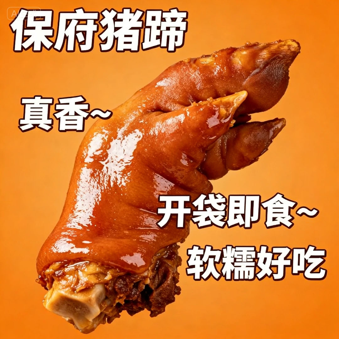 宅家必囤！精品开袋即食爆胶猪蹄，酱香卤味配酒超过瘾正宗