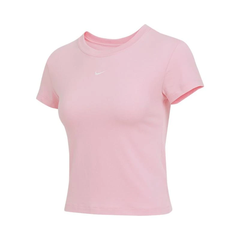 NIKE耐克女子AS W NSW NK CHLL KNT MD CRP无领短T恤FV5509-690