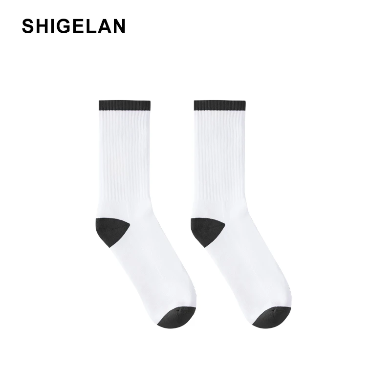 诗歌兰大牌精梳棉中筒袜