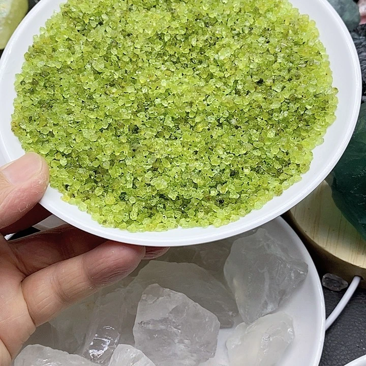 橄榄石碎石350克一盘价格