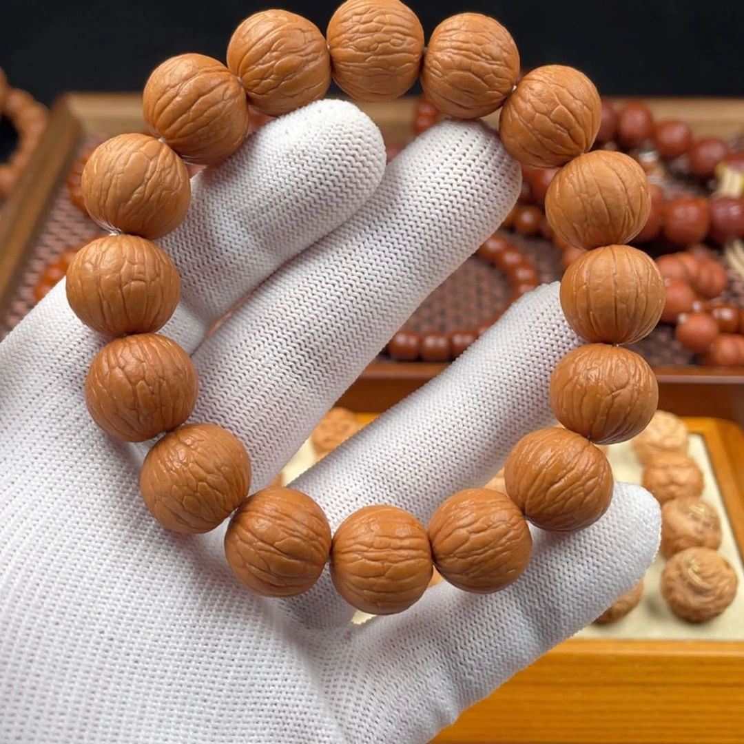 猴头核桃手串聚宝盆原皮原色全品无瑕