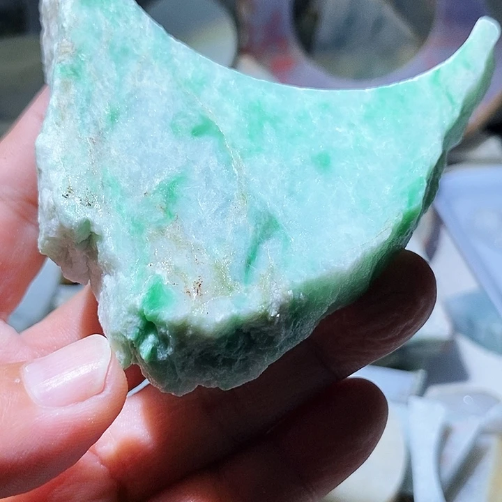 那***光散珠翡翠边角料99