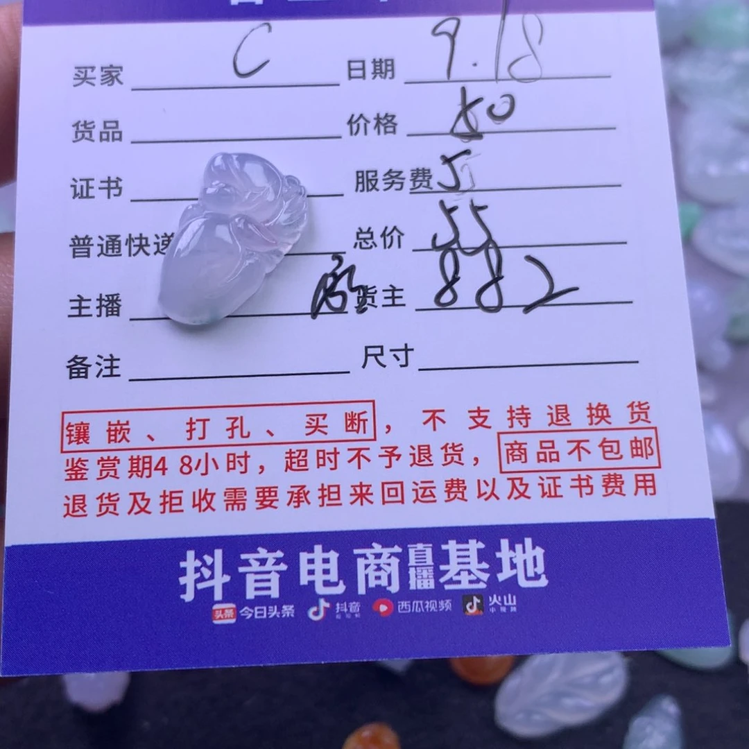 颈饰未镶嵌翡翠C**o
