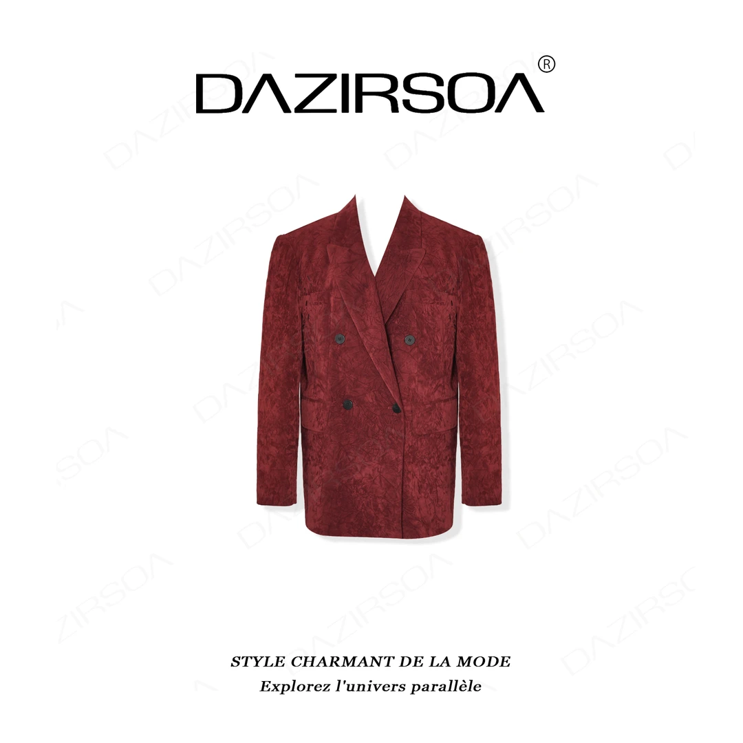 24A/W “时装灵感”//高阶衣橱！//纹理绒感西装外套 T053