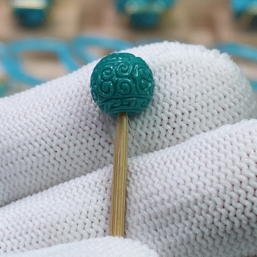 绿松石未镶嵌珠宝奇石9mm