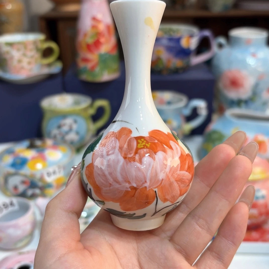 景德镇手绘高温釉下彩陶瓷茶具