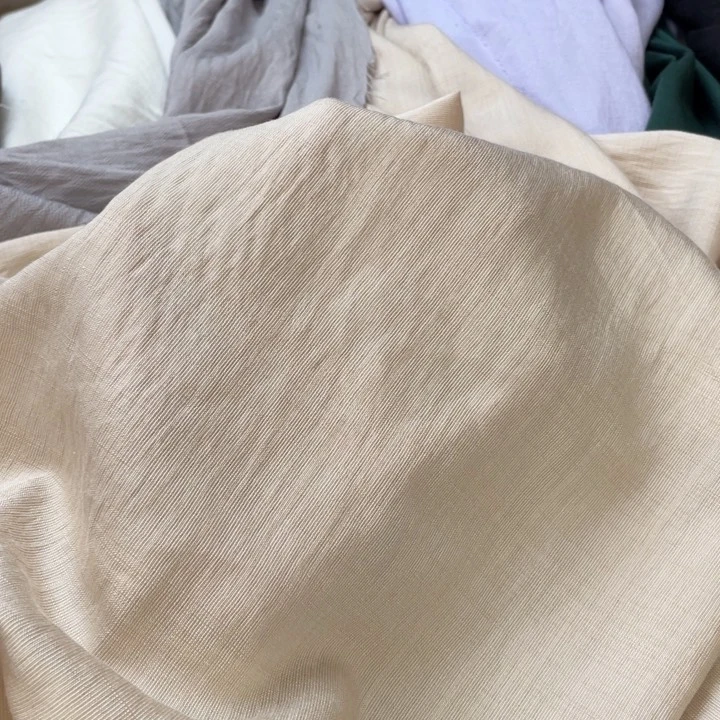 天丝（莱赛尔纤维）杏色苎麻3米