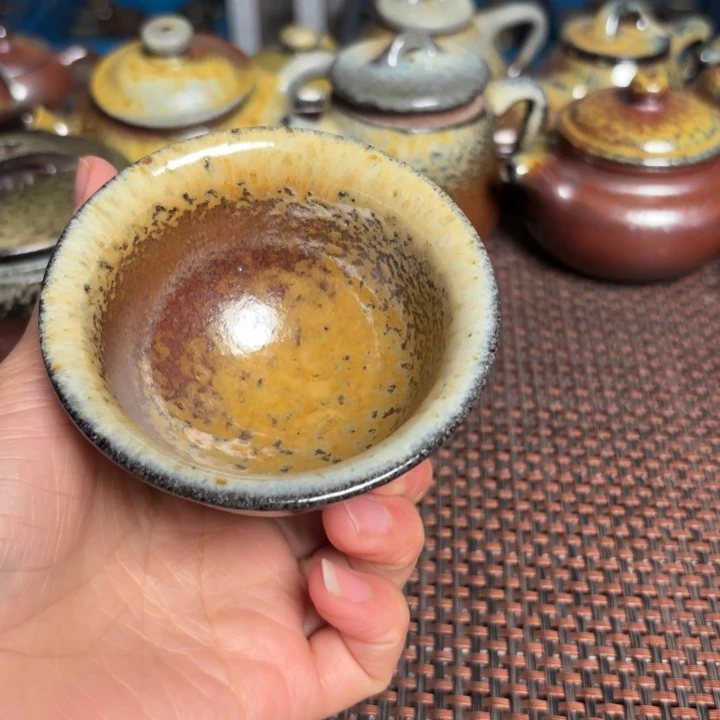 茶壶紫砂土*小将军杯