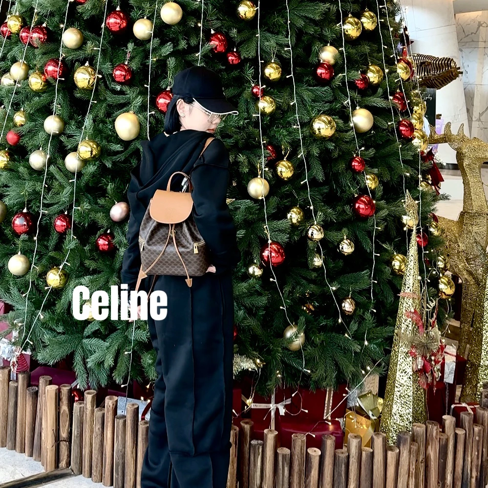 修复品8615215/Celine /思琳凯旋门双肩包