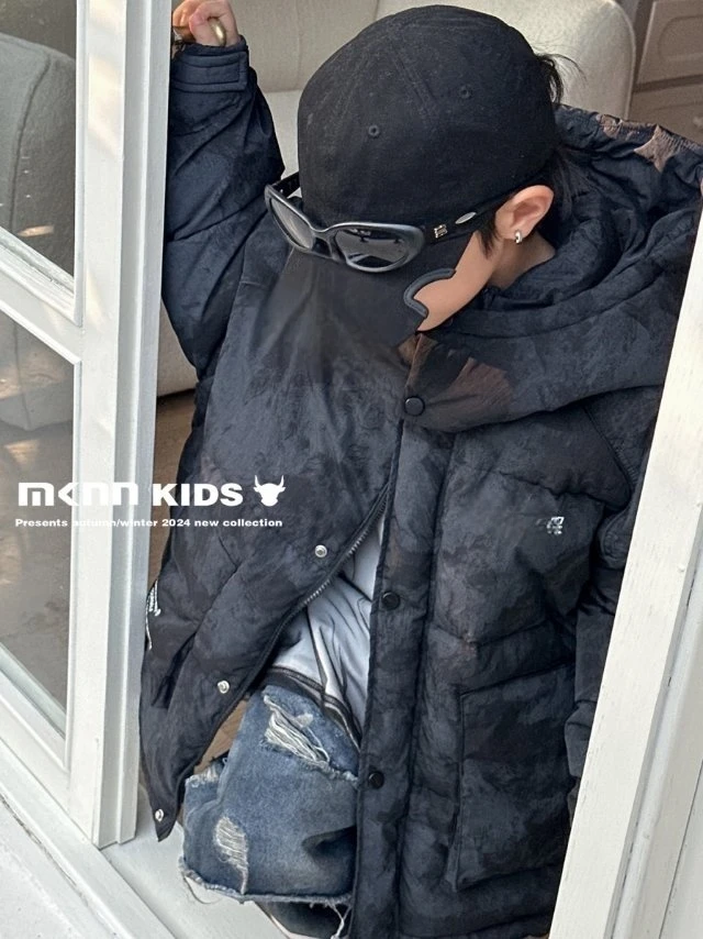 SY潮童 金29扎染羽绒服