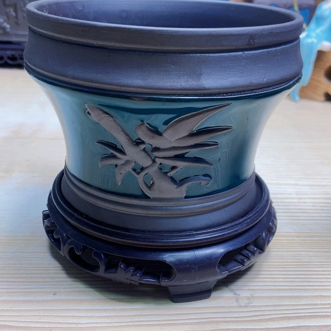 瓷片陶瓷花盆陶瓷艺术