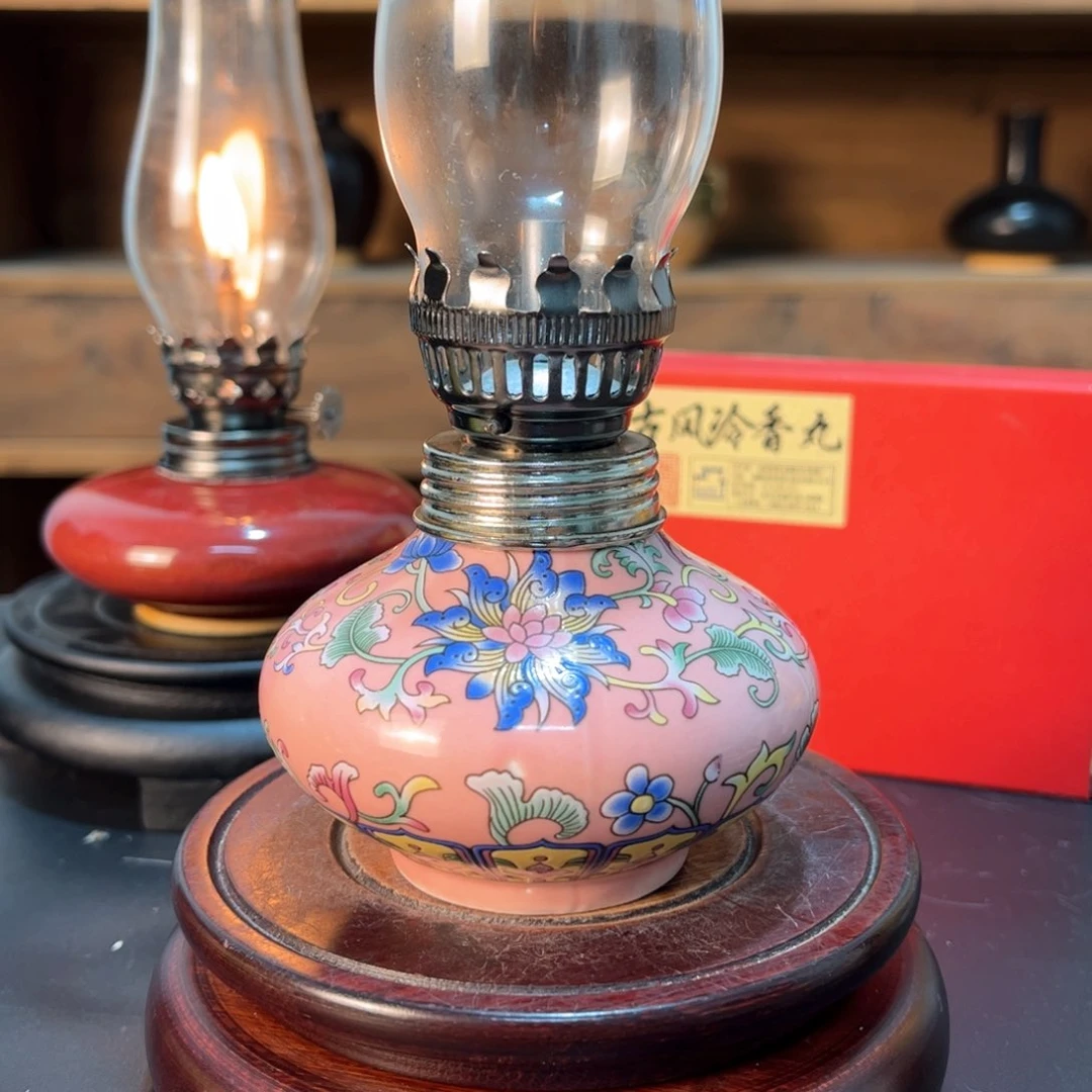 摆件景德镇陶瓷香薰灯