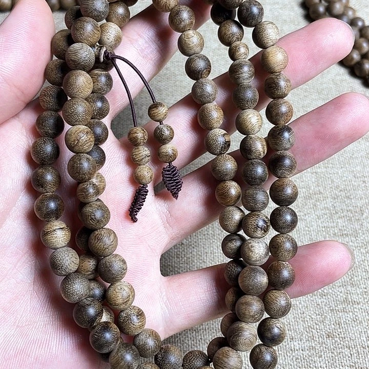 手串沉香周*周一代苗0.85x108多圈27.3克